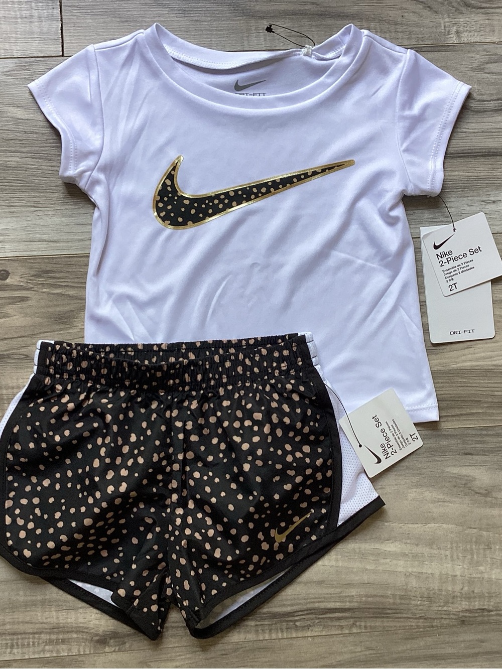 Nike DRIFIT toddler girl shorts Set size 2T(NWT) ~PRICE IS FIRM, NO OFFERS~